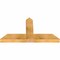 Ekena Millwork Portland Rough Sawn Timber Gable Bracket, Western Red Cedar, 48"W x 26"H x 4"D x 6"F, 13/12 Pitch GBW048X26X0406POR00RWR - alternate 4